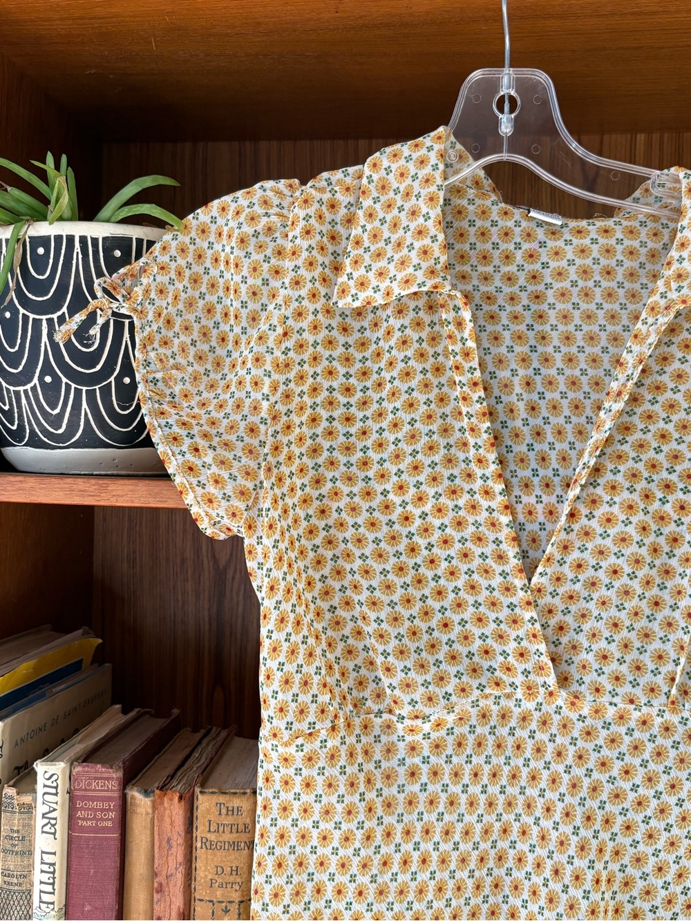 90’s True Vintage Flower Print Top S - Picture 2 of 5